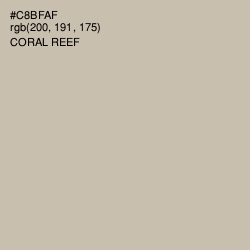 #C8BFAF - Coral Reef Color Image